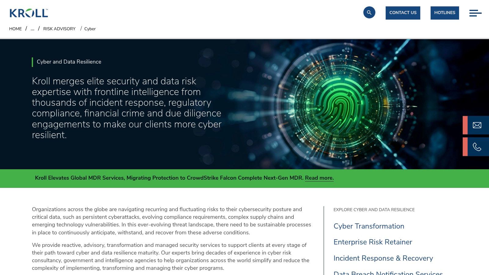 Kroll Cyber Risk
